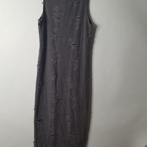 Cacia USA Distressed Dress Size L